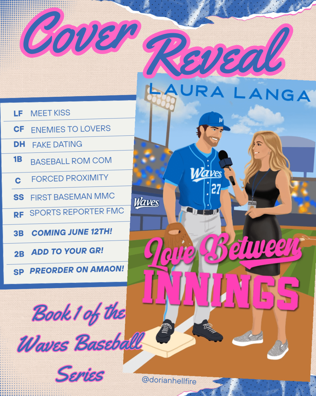 📖Cover Reveal: Love Between&nbsp;Innings